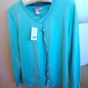 Aqua cardigan